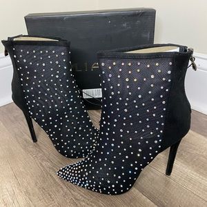 Liliana Booties With Rhinestones